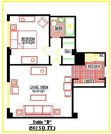 One Bedroom Apartment